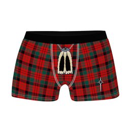 ScotsTee Shop Scottish MacNicol Modern Clan Highland Kilt Sporran Tartan Boxer Briefs