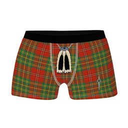 ScotsTee Shop Scottish Leask Ancient Clan Highland Kilt Sporran Tartan Boxer Briefs