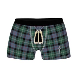 ScotsTee Shop Scottish MacFrog Clan Highland Kilt Sporran Tartan Boxer Briefs