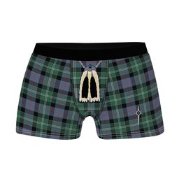 ScotsTee Shop Scottish MacFrog Clan Highland Kilt Sporran Tartan Boxer Briefs