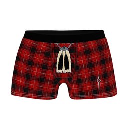 ScotsTee Shop Scottish MacIver Clan Highland Kilt Sporran Tartan Boxer Briefs