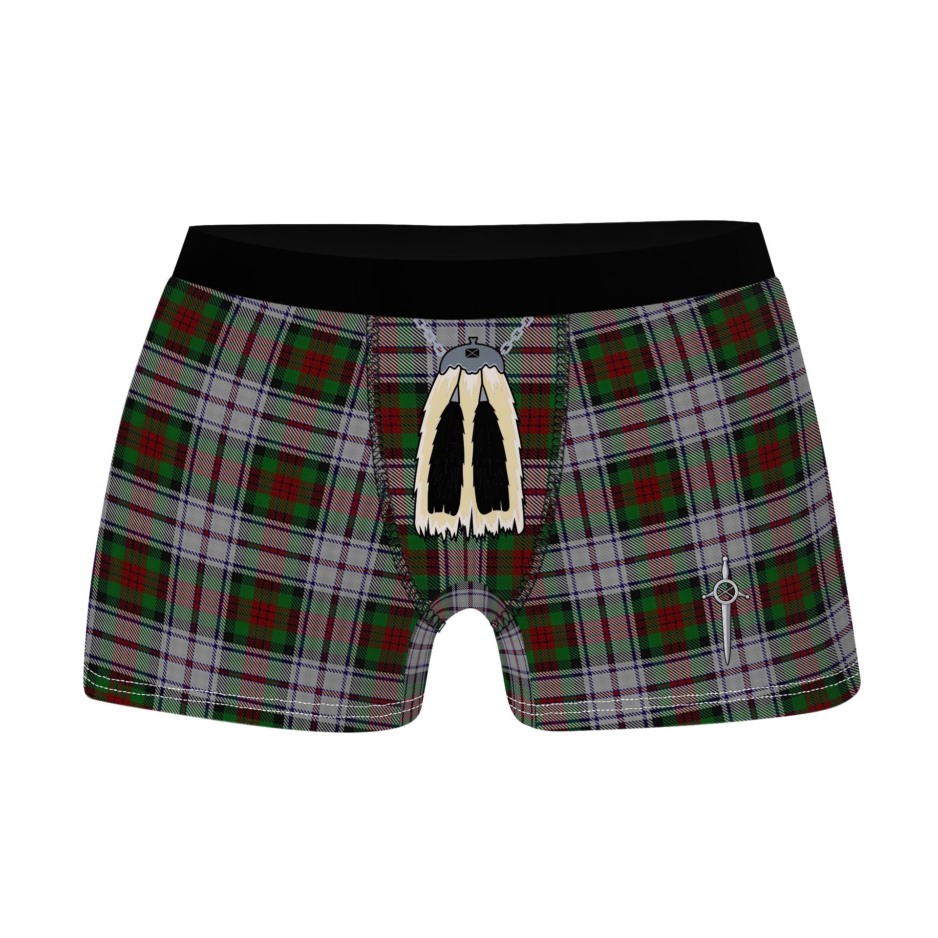 ScotsTee Shop Scottish MacDuff Dress Clan Highland Kilt Sporran Tartan Boxer Briefs