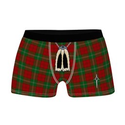 ScotsTee Shop Scottish Lennox Clan Highland Kilt Sporran Tartan Boxer Briefs