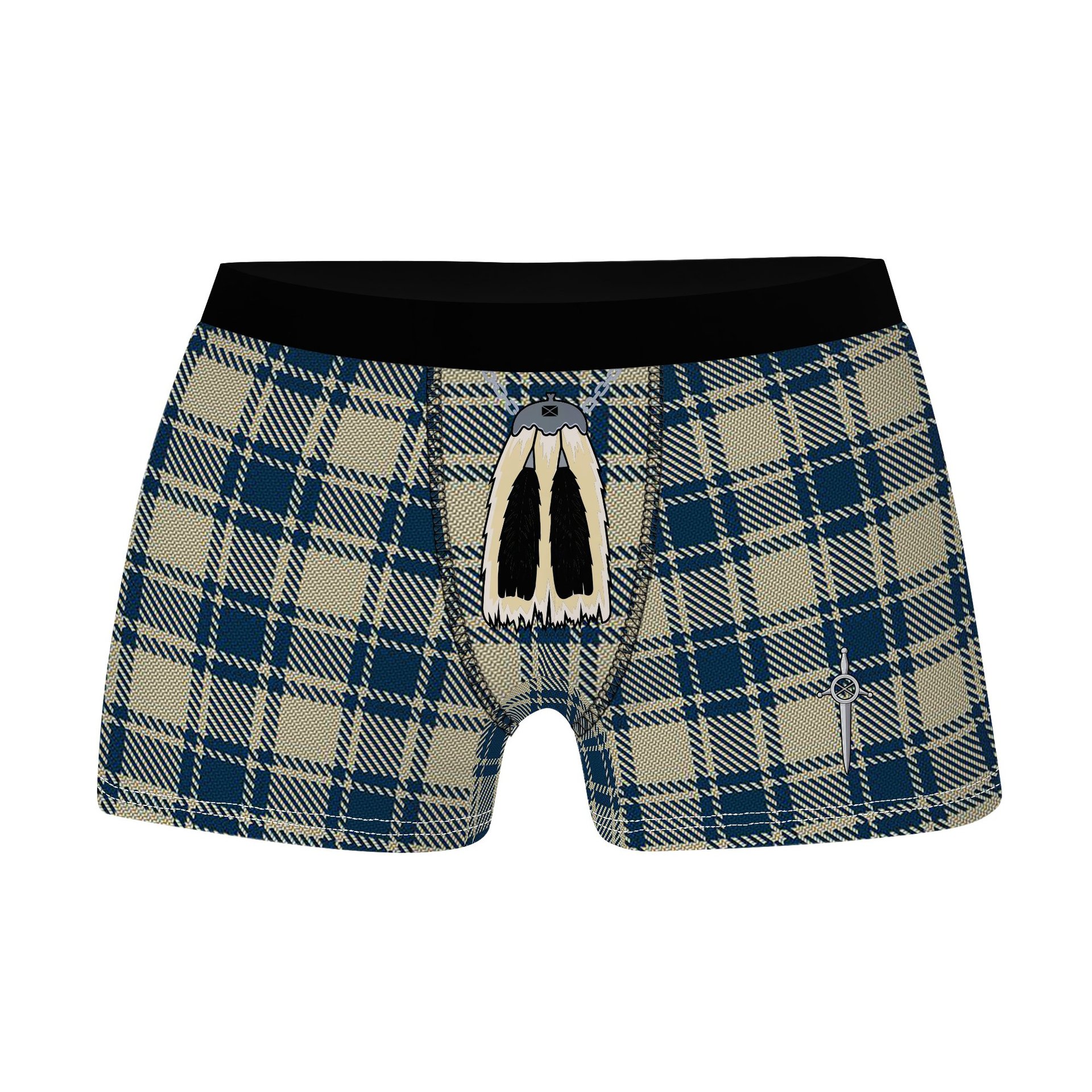 ScotsTee Shop Scottish MacMugen Clan Highland Kilt Sporran Tartan Boxer Briefs