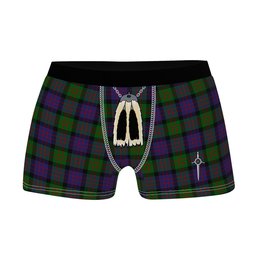 ScotsTee Shop Scottish MacBrayne Clan Highland Kilt Sporran Tartan Boxer Briefs