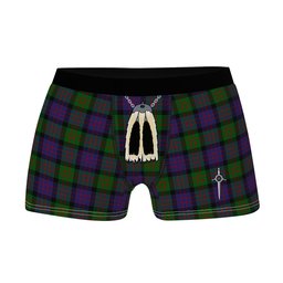 ScotsTee Shop Scottish MacBrayne Clan Highland Kilt Sporran Tartan Boxer Briefs