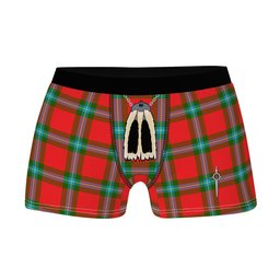 ScotsTee Shop Scottish MacLaine of Loch Buie Clan Highland Kilt Sporran Tartan Boxer Briefs