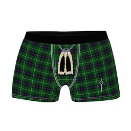 ScotsTee Shop Scottish MacDonald of The Isles Clan Highland Kilt Sporran Tartan Boxer Briefs