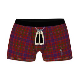 ScotsTee Shop Scottish MacLeod Red Clan Highland Kilt Sporran Tartan Boxer Briefs