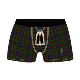 ScotsTee Shop Scottish MacDuff Hunting Clan Highland Kilt Sporran Tartan Boxer Briefs
