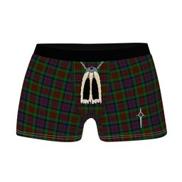 ScotsTee Shop Scottish MacDuff Hunting Clan Highland Kilt Sporran Tartan Boxer Briefs