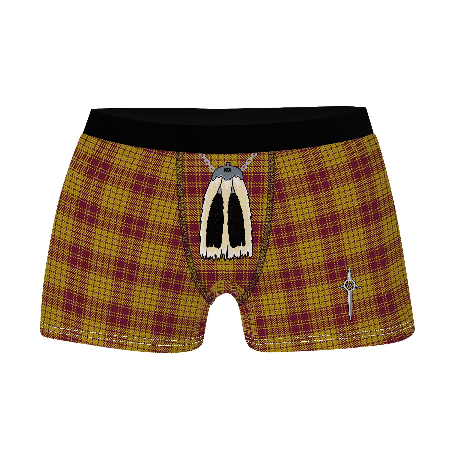 ScotsTee Shop Scottish MacMillan Dress Clan Highland Kilt Sporran Tartan Boxer Briefs