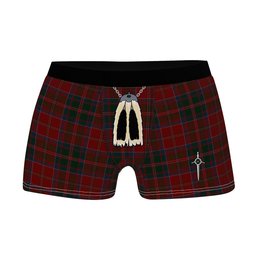 ScotsTee Shop Scottish MacDonald of Glencoe Clan Highland Kilt Sporran Tartan Boxer Briefs