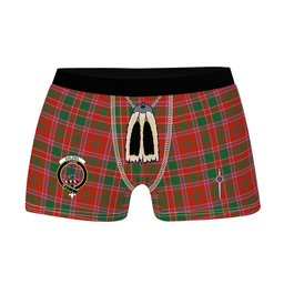 ScotsTee Shop Scottish Dalziel Ancient Clan Crest Highland Kilt Sporran Tartan Boxer Briefs
