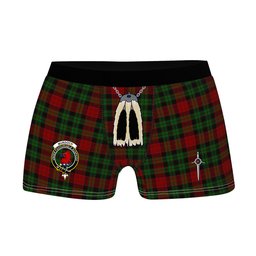 ScotsTee Shop Scottish Murdoch Dalgliesh Clan Crest Highland Kilt Sporran Tartan Boxer Briefs