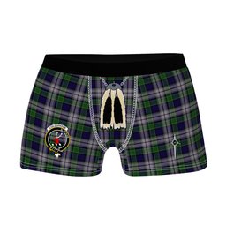ScotsTee Shop Scottish Colquhoun Dress Clan Crest Highland Kilt Sporran Tartan Boxer Briefs