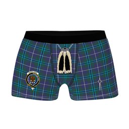 ScotsTee Shop Scottish Sandilands Clan Crest Highland Kilt Sporran Tartan Boxer Briefs