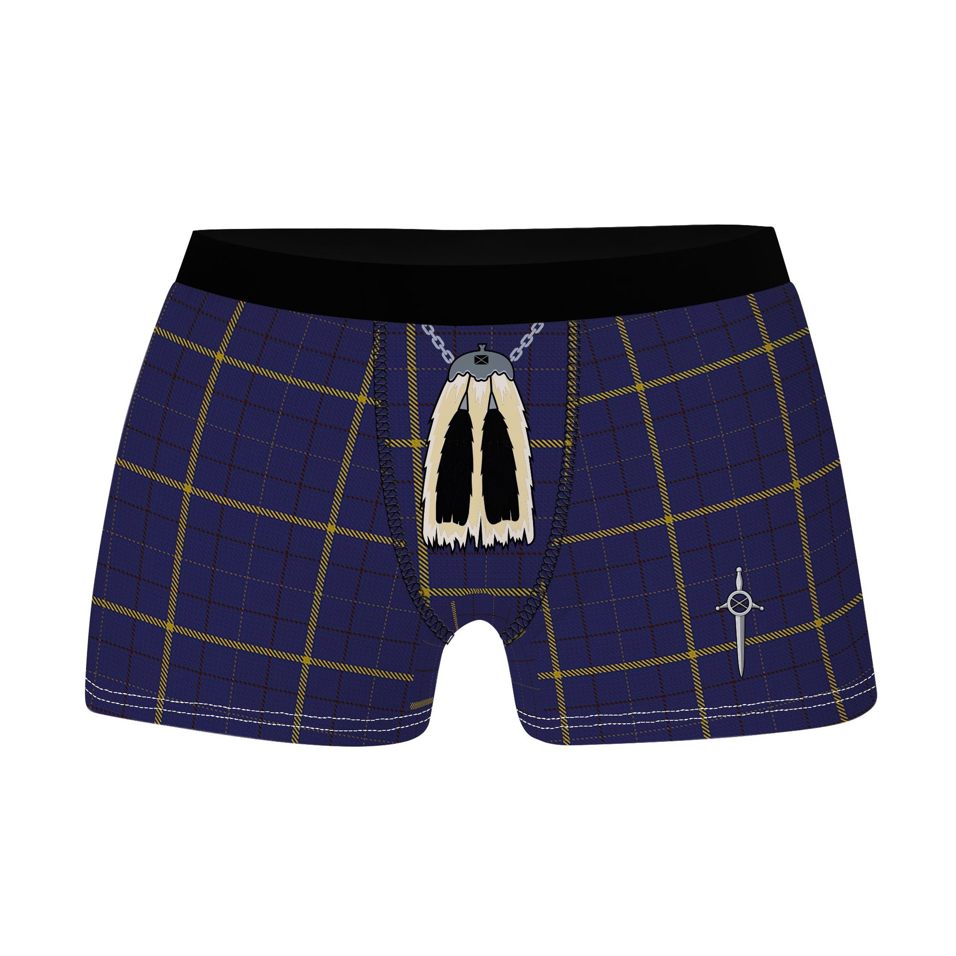 ScotsTee Shop Scottish Pearson Clan Highland Kilt Sporran Tartan Boxer Briefs