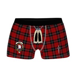 ScotsTee Shop Scottish Ramsay Clan Crest Highland Kilt Sporran Tartan Boxer Briefs