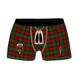 ScotsTee Shop Scottish MacPhail Clan Crest Highland Kilt Sporran Tartan Boxer Briefs