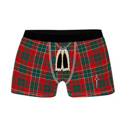 ScotsTee Shop Scottish Russell USA Modern Clan Highland Kilt Sporran Tartan Boxer Briefs