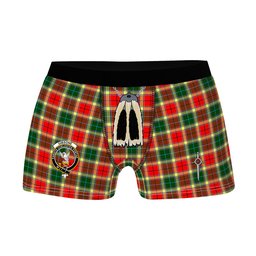 ScotsTee Shop Scottish Gibsone Clan Crest Highland Kilt Sporran Tartan Boxer Briefs