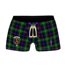 ScotsTee Shop Scottish Sutherland Modern Clan Crest Highland Kilt Sporran Tartan Boxer Briefs