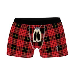 ScotsTee Shop Scottish MacSwan Modern Clan Highland Kilt Sporran Tartan Boxer Briefs