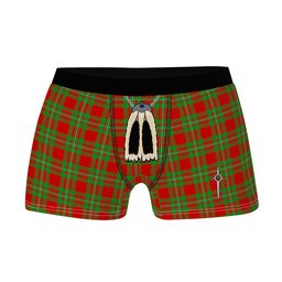 ScotsTee Shop Scottish Peter Clan Highland Kilt Sporran Tartan Boxer Briefs