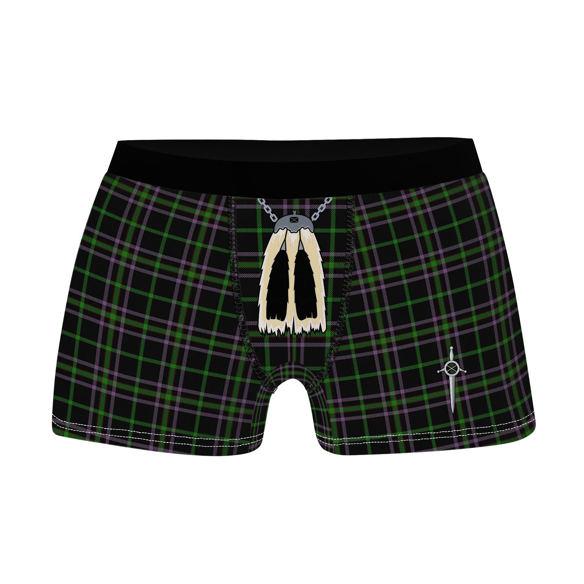 ScotsTee Shop Scottish O_Boyle Clan Highland Kilt Sporran Tartan Boxer Briefs