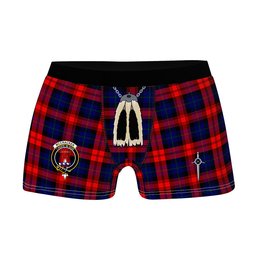 ScotsTee Shop Scottish McCracken Clan Crest Highland Kilt Sporran Tartan Boxer Briefs