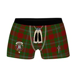 ScotsTee Shop Scottish Strange Clan Crest Highland Kilt Sporran Tartan Boxer Briefs