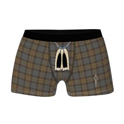ScotsTee Shop Scottish Outlander 1 Clan Highland Kilt Sporran Tartan Boxer Briefs