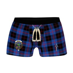 ScotsTee Shop Scottish Maule Modem Clan Crest Highland Kilt Sporran Tartan Boxer Briefs
