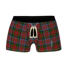 ScotsTee Shop Scottish Wilsons 043 Clan Highland Kilt Sporran Tartan Boxer Briefs