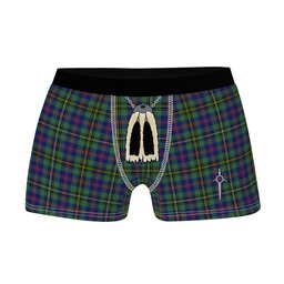 ScotsTee Shop Scottish Wood SC Clan Highland Kilt Sporran Tartan Boxer Briefs