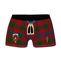 ScotsTee Shop Scottish Ross Clan Crest Highland Kilt Sporran Tartan Boxer Briefs