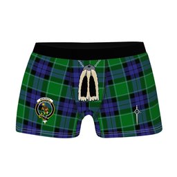 ScotsTee Shop Scottish Monteith Clan Crest Highland Kilt Sporran Tartan Boxer Briefs