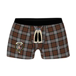 ScotsTee Shop Scottish MacRae Hunting Weathered Clan Crest Highland Kilt Sporran Tartan Boxer Briefs