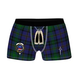 ScotsTee Shop Scottish Weir Modern Clan Crest Highland Kilt Sporran Tartan Boxer Briefs