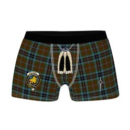 ScotsTee Shop Scottish MacTavish Hunting Clan Crest Highland Kilt Sporran Tartan Boxer Briefs