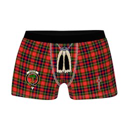 ScotsTee Shop Scottish Christie SC Clan Crest Highland Kilt Sporran Tartan Boxer Briefs