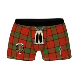 ScotsTee Shop Scottish Maxwell Ancient Clan Crest Highland Kilt Sporran Tartan Boxer Briefs