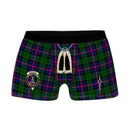 ScotsTee Shop Scottish Morrison Modern Clan Crest Highland Kilt Sporran Tartan Boxer Briefs
