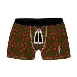 ScotsTee Shop Scottish MacRurie or MacRory Clan Highland Kilt Sporran Tartan Boxer Briefs