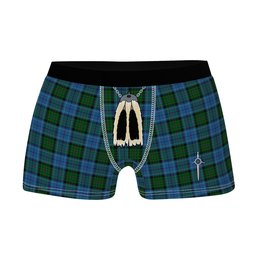 ScotsTee Shop Scottish Smithers Clan Highland Kilt Sporran Tartan Boxer Briefs