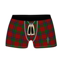 ScotsTee Shop Scottish Sinclair Logan Clan Highland Kilt Sporran Tartan Boxer Briefs