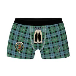 ScotsTee Shop Scottish Melville Modern Clan Crest Highland Kilt Sporran Tartan Boxer Briefs