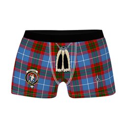 ScotsTee Shop Scottish Pennycook Clan Crest Highland Kilt Sporran Tartan Boxer Briefs
