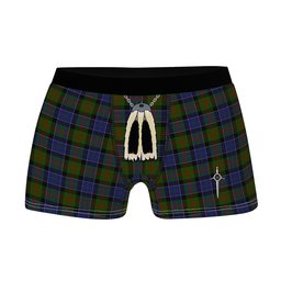 ScotsTee Shop Scottish MacPhedran Clan Highland Kilt Sporran Tartan Boxer Briefs